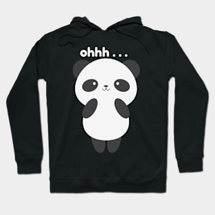 Cute Panda Say Ohh ... Hoodie